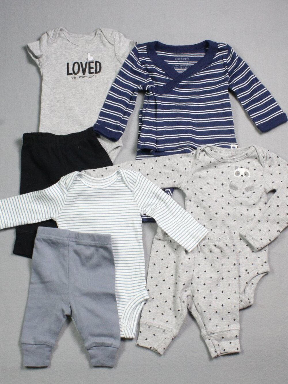 Newborn Baby Outfit Sets Lot 4pc Carter's Just One You Simple Joys Bundle